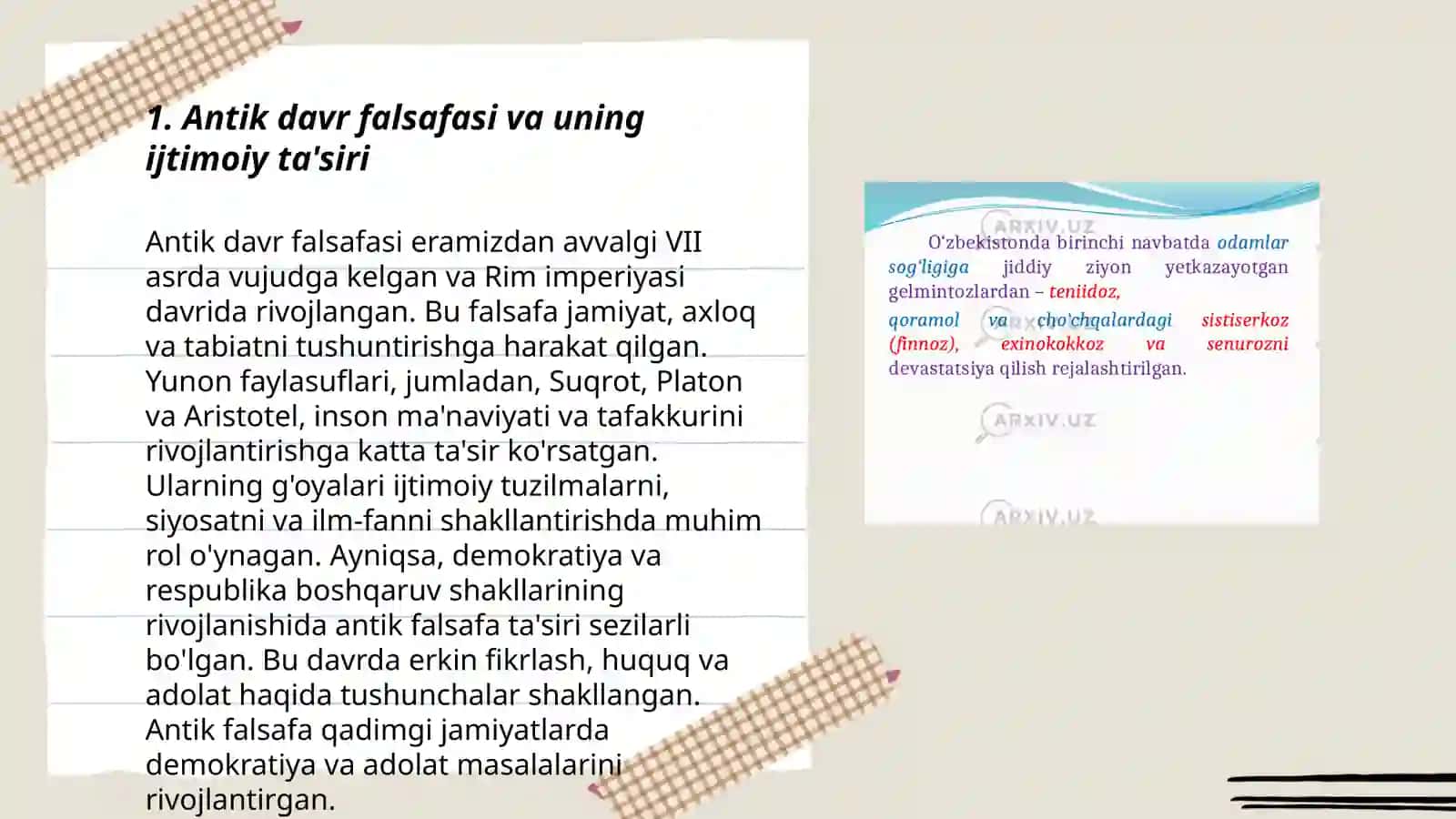 Antik davr qomusiy olimlari va sharq mutafakkirlarining ijtimoiy falsafiy ta'limoti 3