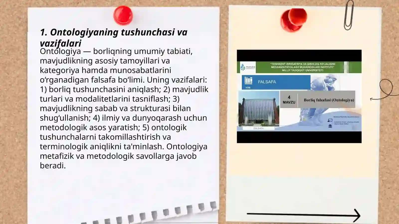 Ontologiya.Borliq falsafasi 3