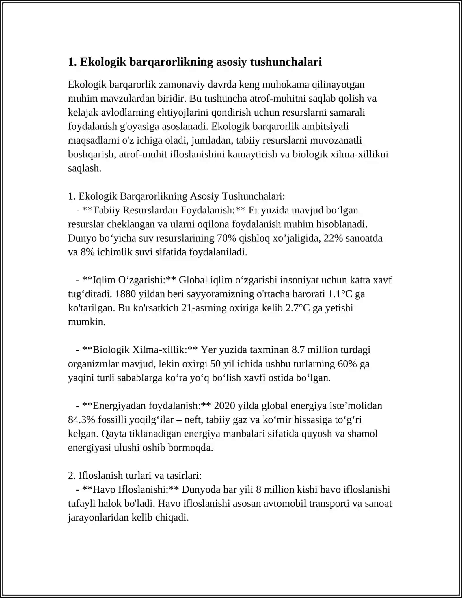 EKOLOGIK BARQARORLIKNI MUSTAHKAMLASH 3