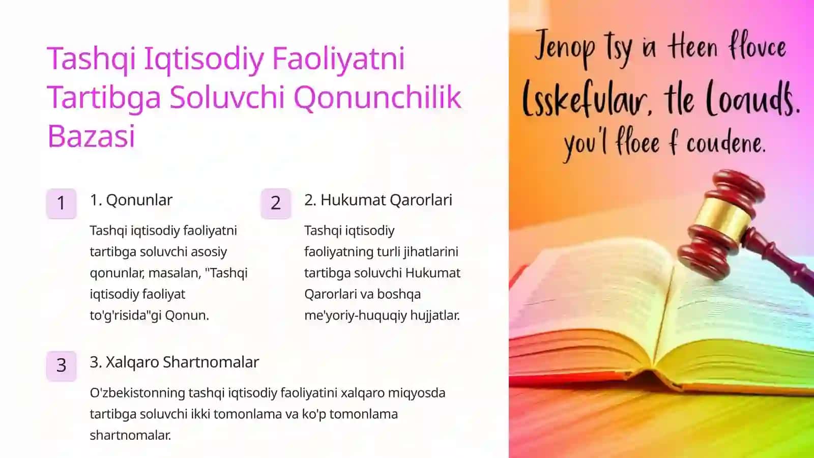 Tashqi Iqtisodiy Faoliyat: Tushuncha va Mohiyat 3
