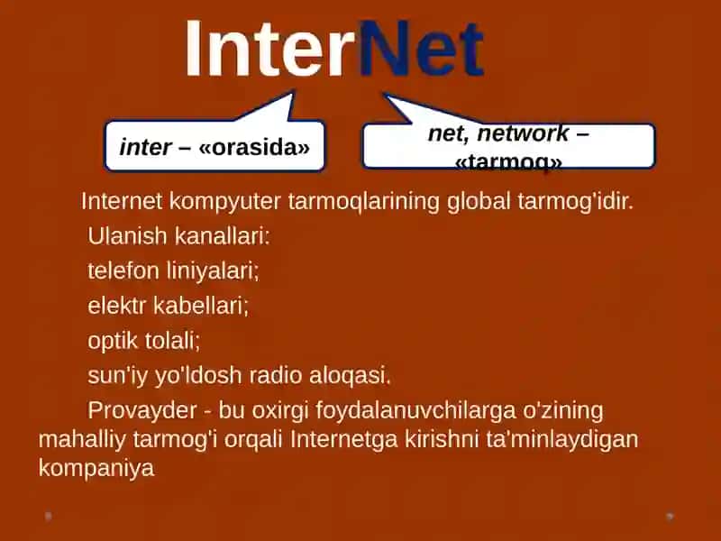 Internet global tarmoqlari 3