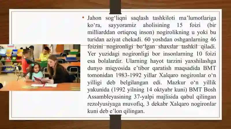 Imkoniyati cheklangan bolalarni inklyuziv ta’limga to‘liq jalb qilishda ta’lim muassasalari o‘qituvchilari faoliyatining mazmuni 3