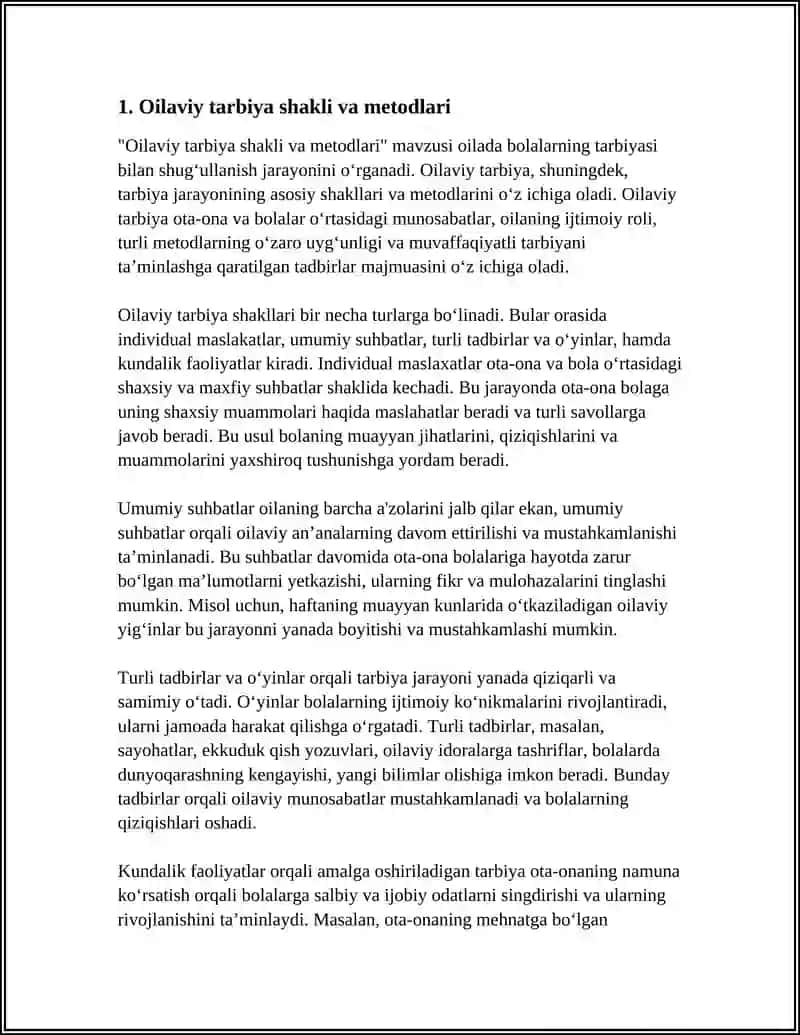 TARBIYA JARAYONINING SHAKLLARI VA METODLARI 3