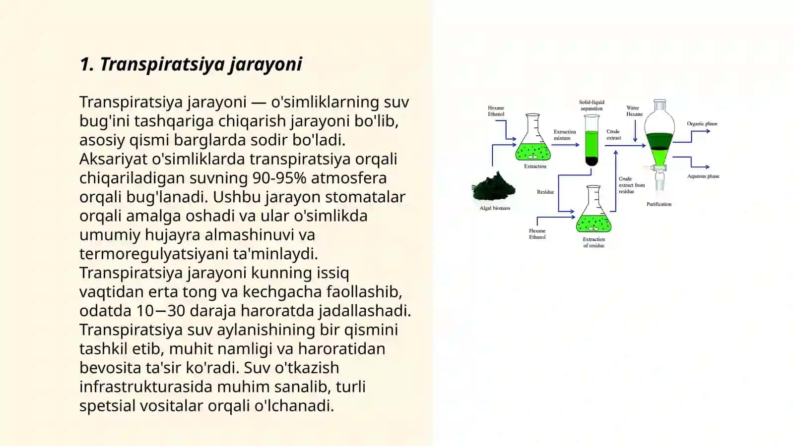 Oʻsimliklarda Moddalarning Ajralishi 3