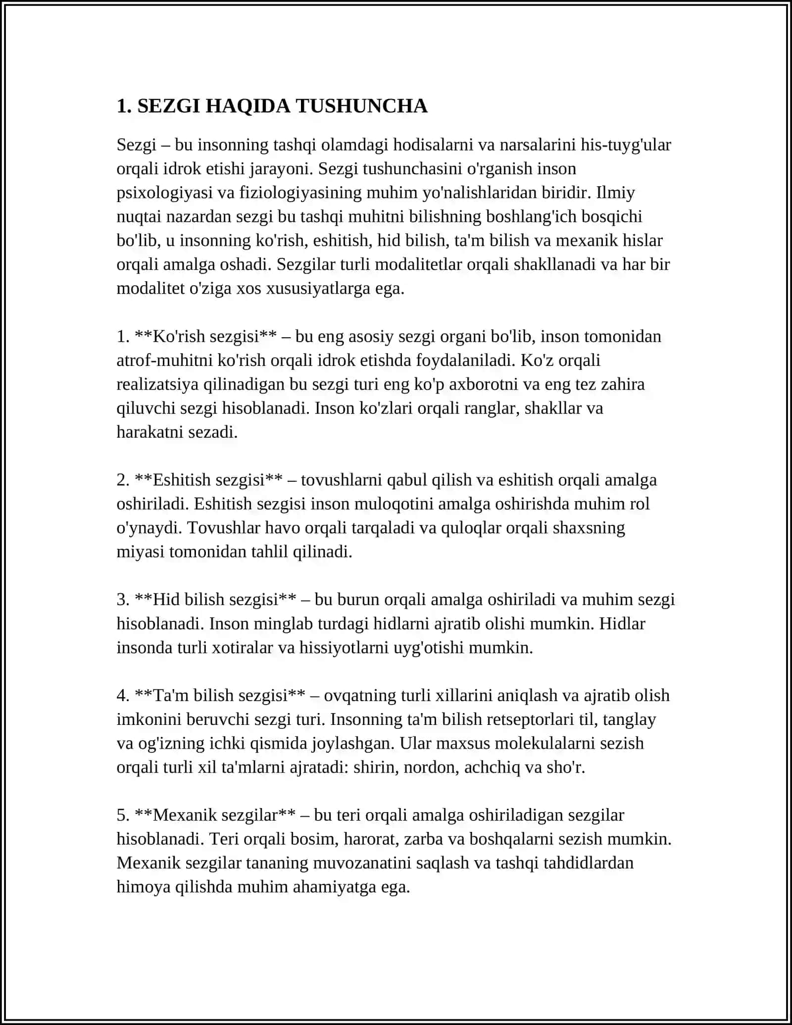 SEZGI HAQIDA TUSHUNCHA 3