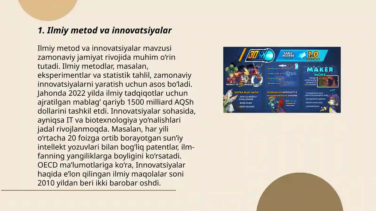 Ilmiy metod va innovatsiyalar 3
