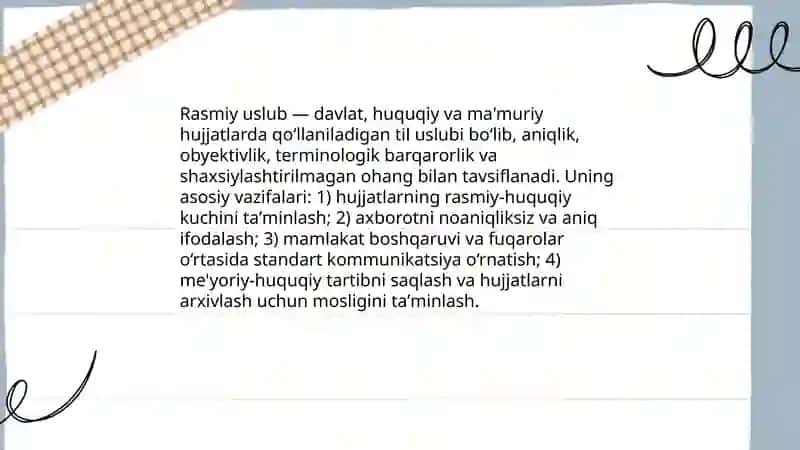 Rasmiy uslub 3