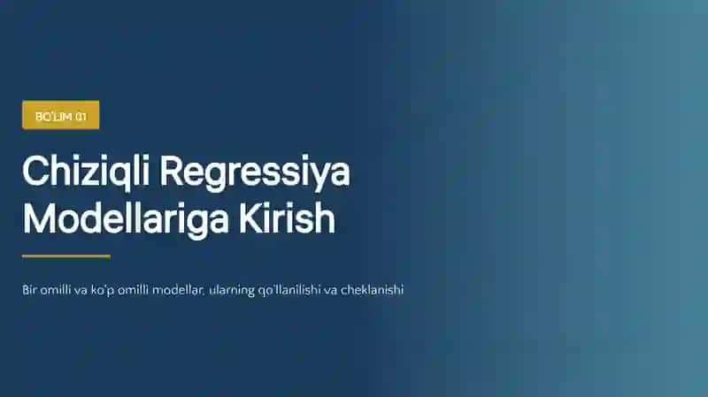 Geteroskedastiklikni aniqlash va avtokorrelyatsiya 3