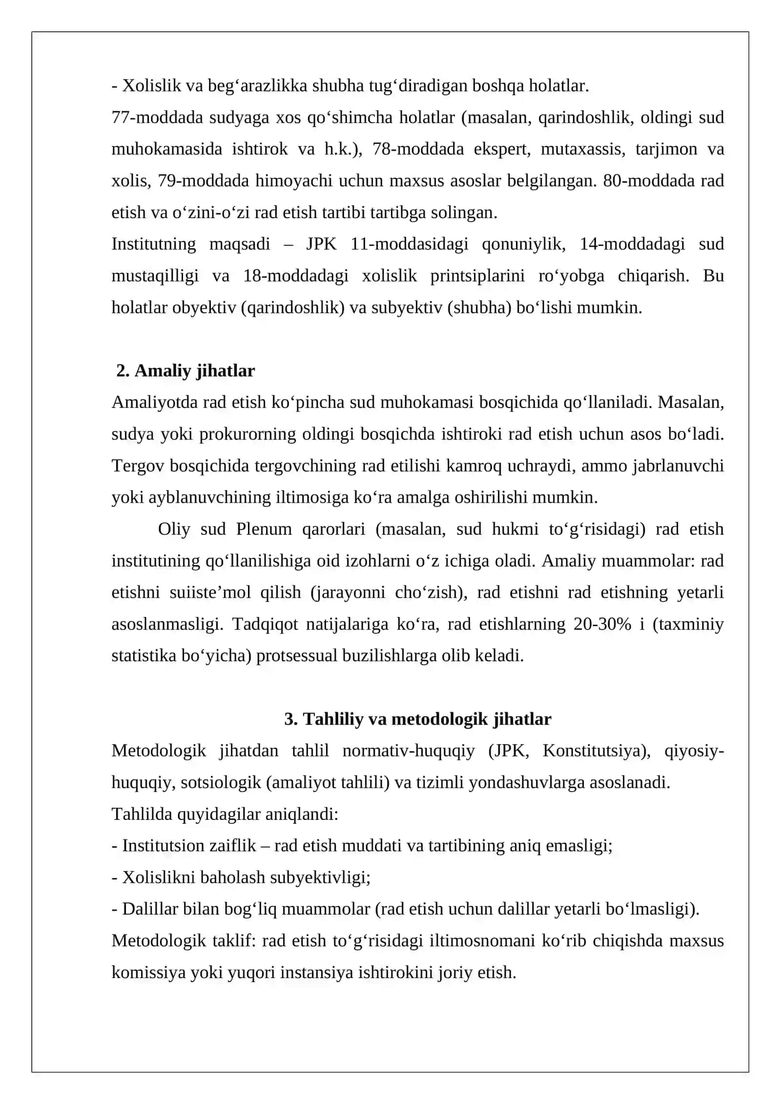 Jinoyat protsessida ishtirok etishga monelik qiladigan holatlar 3
