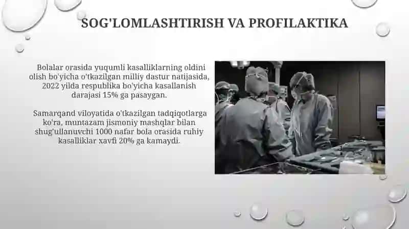 Yosh bolalar ruhiyatiga kasalliklarni ta'siri 3