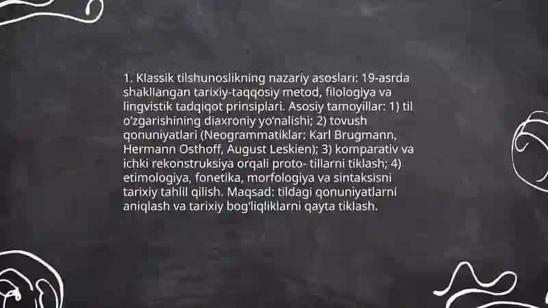 Klassik tilshunoslik 3