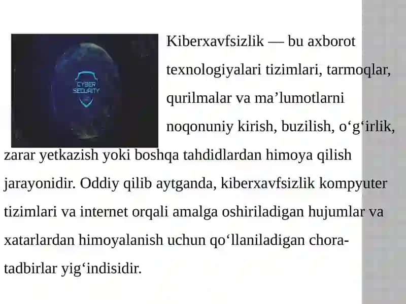 Kiberxavfsizlik va shaxsiyma’lumotlarni himoyalash 3
