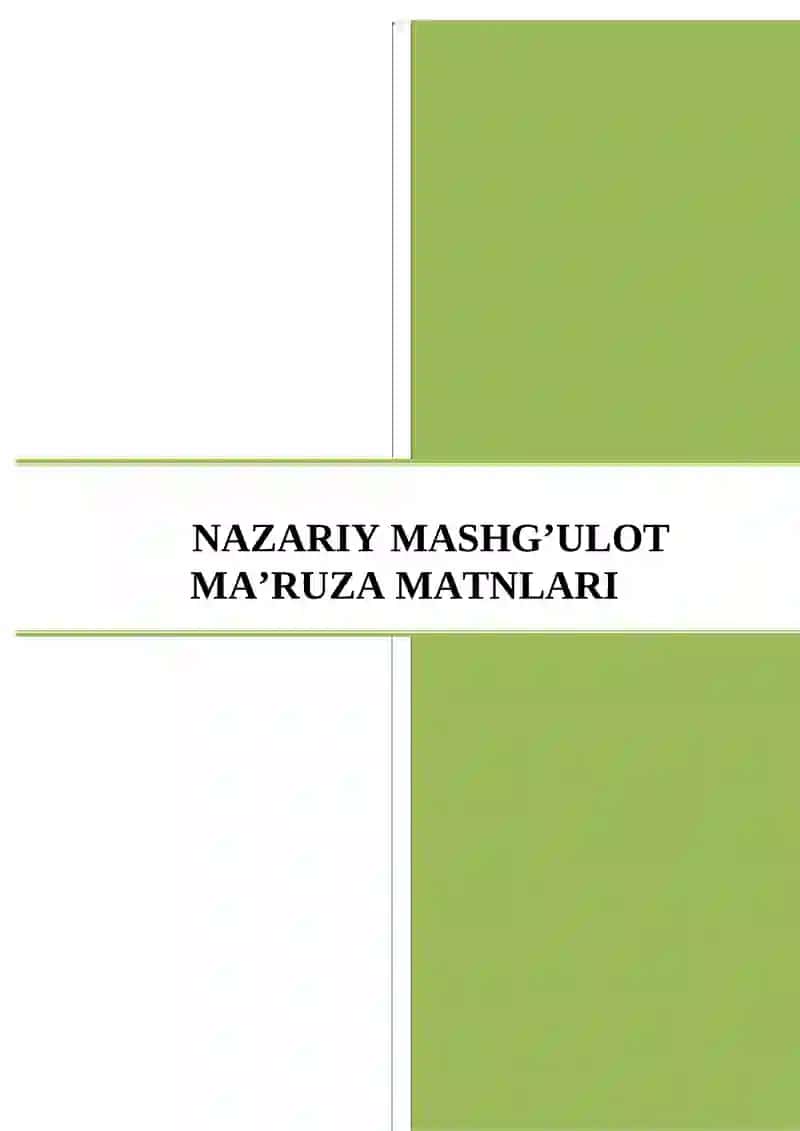 Matematik tasavvurlarni shakllantirish nazariyasi va texnologiyalari 3