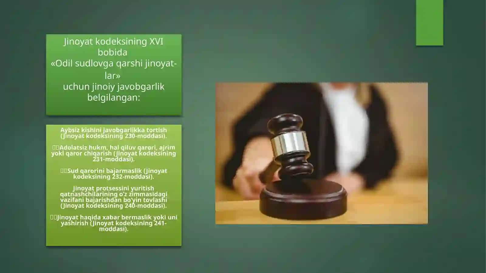 O‘zbekiston Respublikasi Konstitutsiyasida sud hokimiyati to‘g‘risidagi ma’lumotlar 3