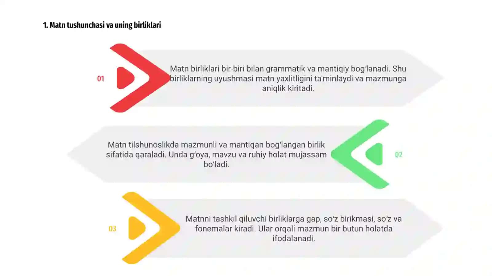 Matnni lisoniy va nutqiy birliklarga ajratish 3