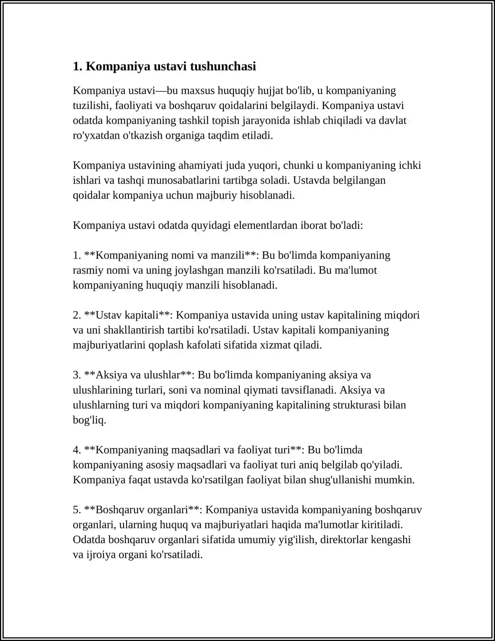 KOMPANIYA USTAVI 3