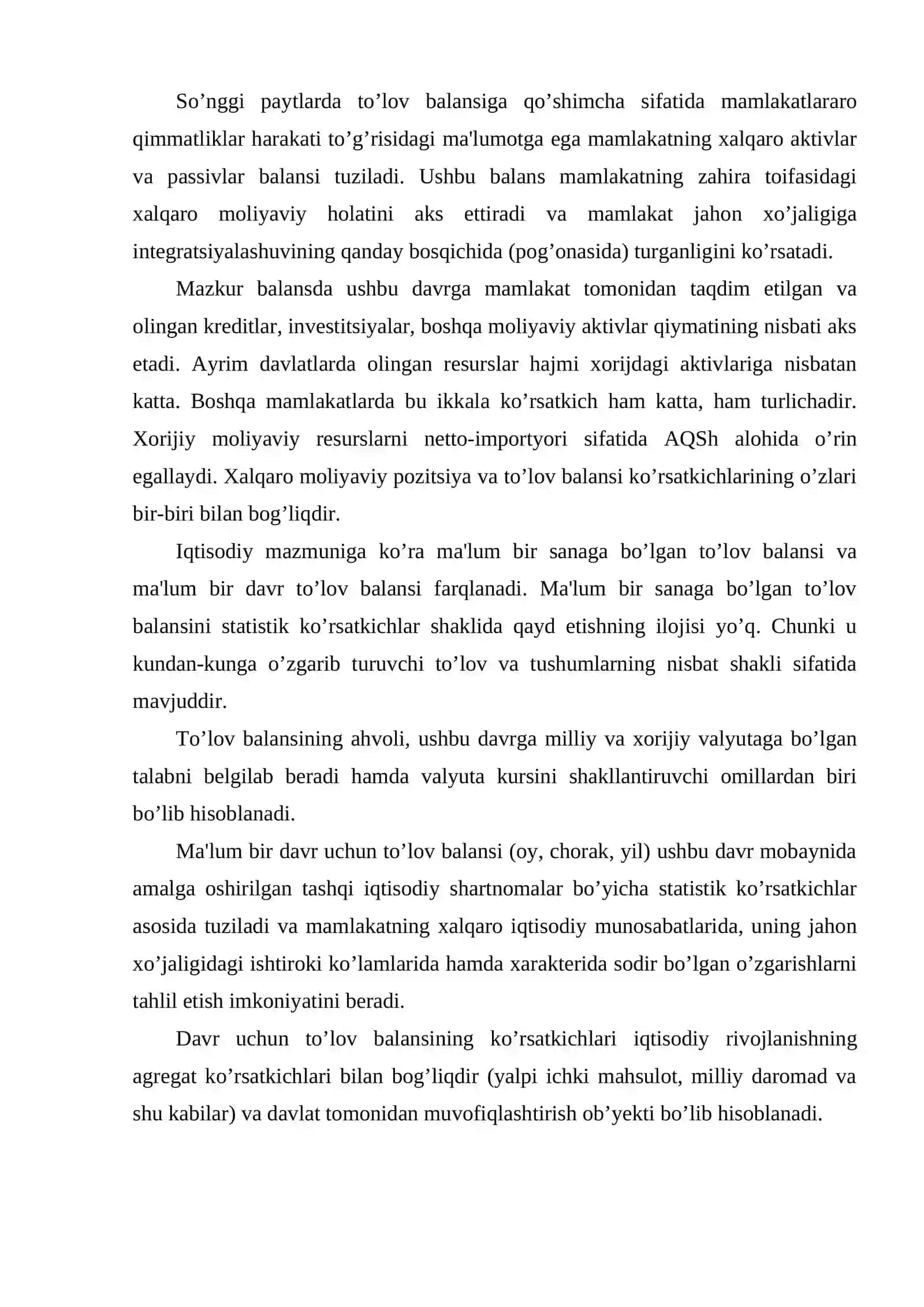 To’lov va hisob-kitob balanslari 3