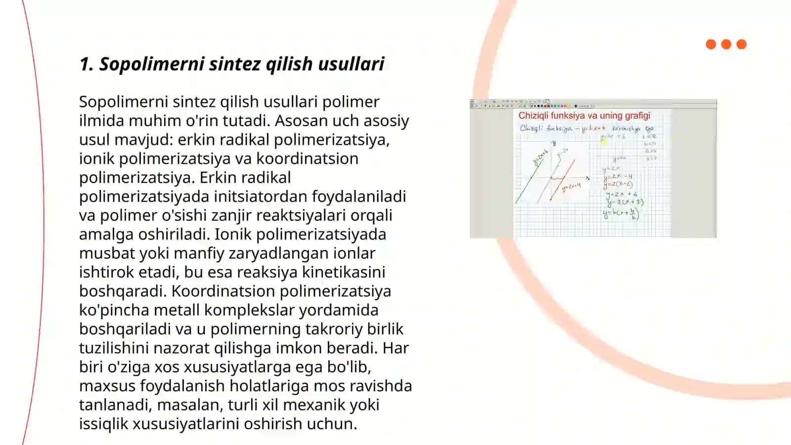 Sopolimerlarnish Konstantalarini aniqlash usullari 3