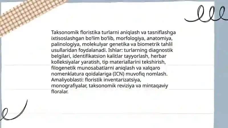 Floristik shox bolimlari va ularning oblastlari 3