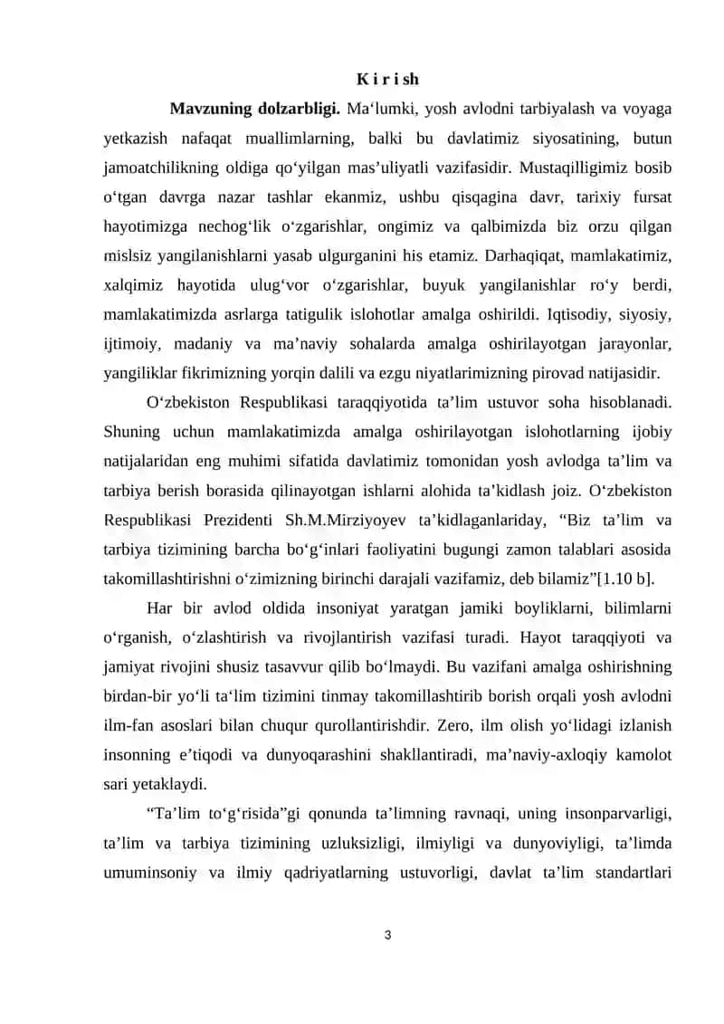 3-sinfda “sifat yasovchi qo‘shimchalar’’mavzusini o‘rgatishda didaktik materiallardan foydalanish 3