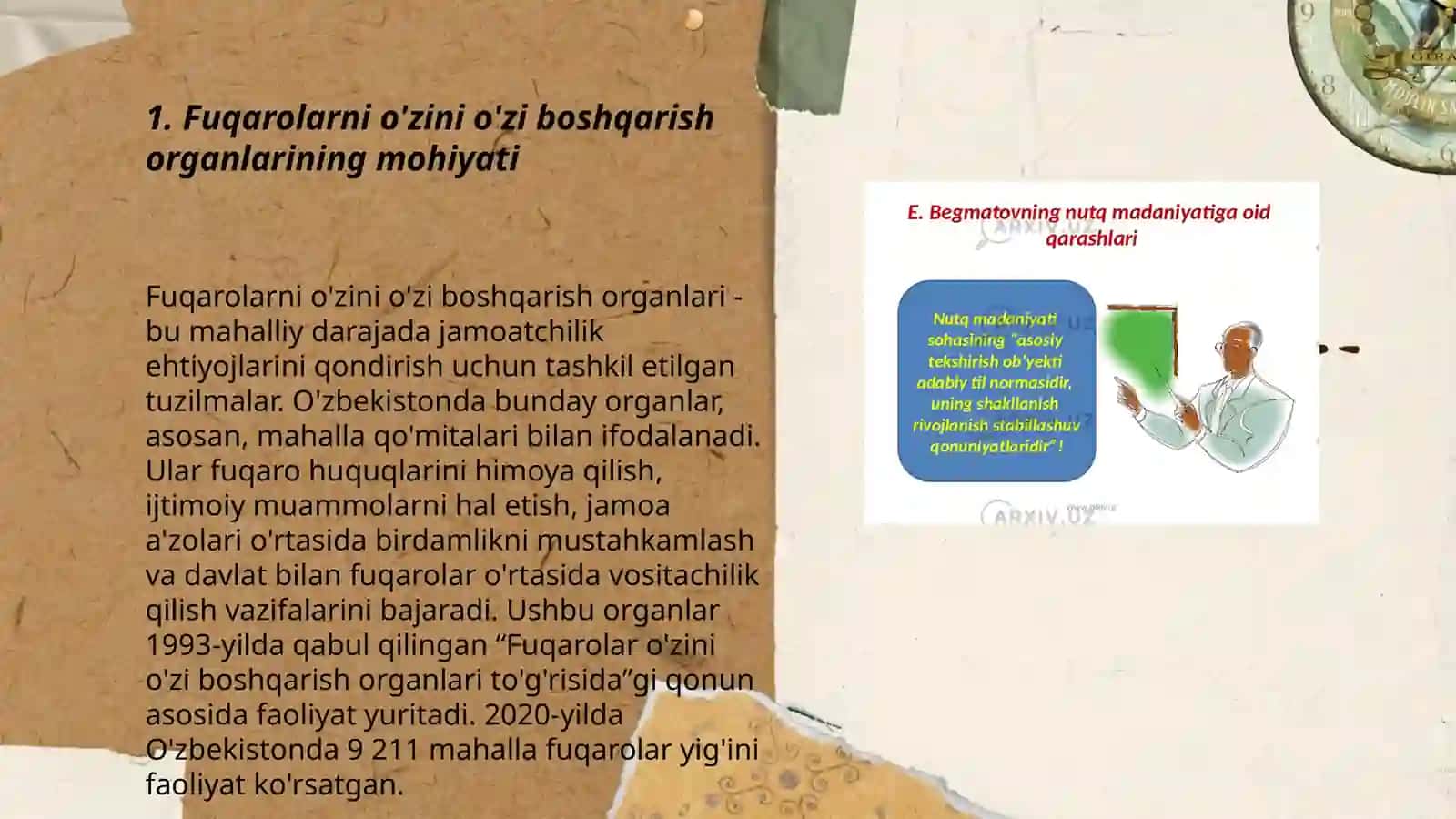 Fuqarolarni o'zini o'zi boshqarish organlari 3