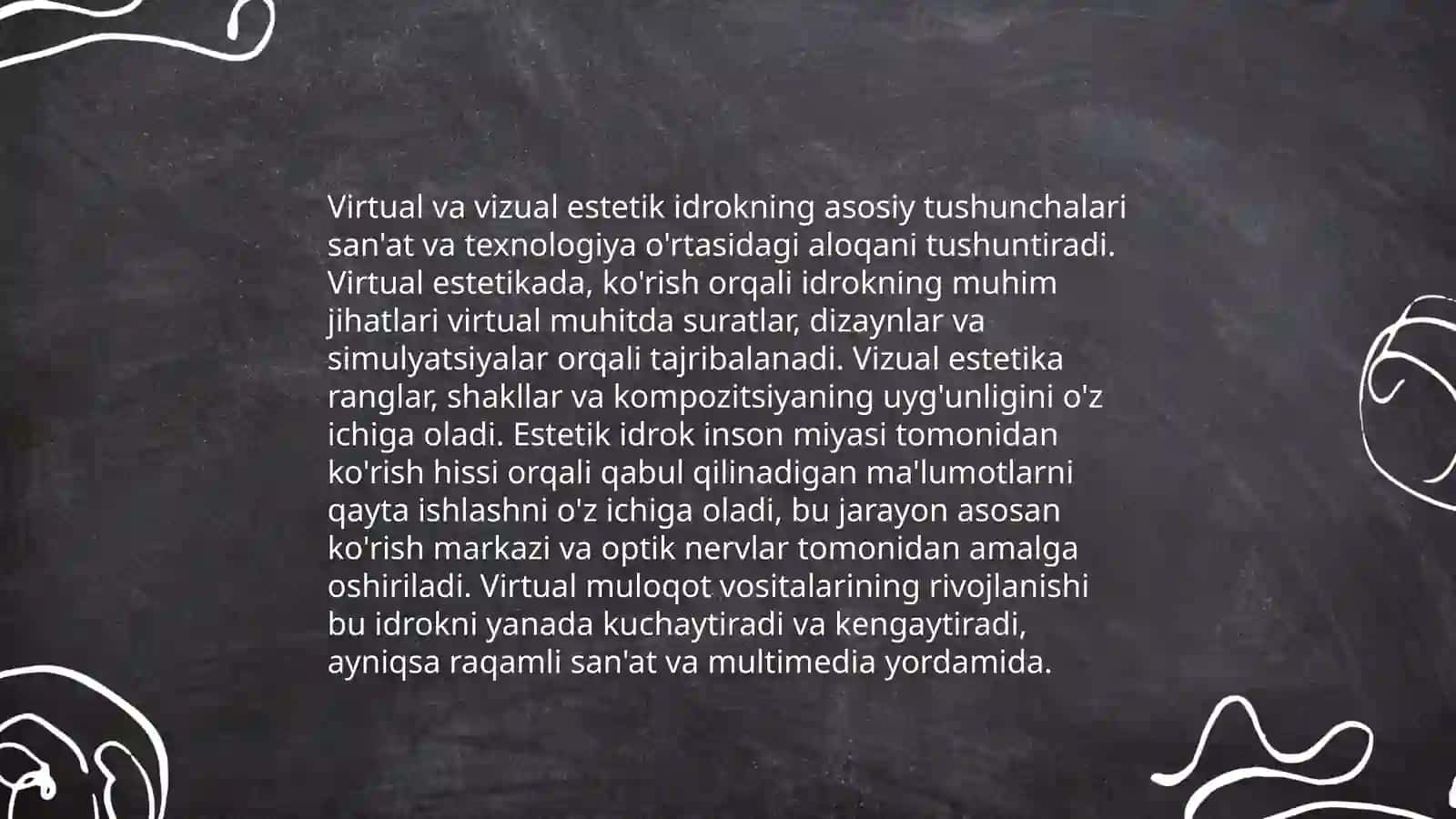 Olamni virtual va vizual estetik idrok etishning farqlari 3