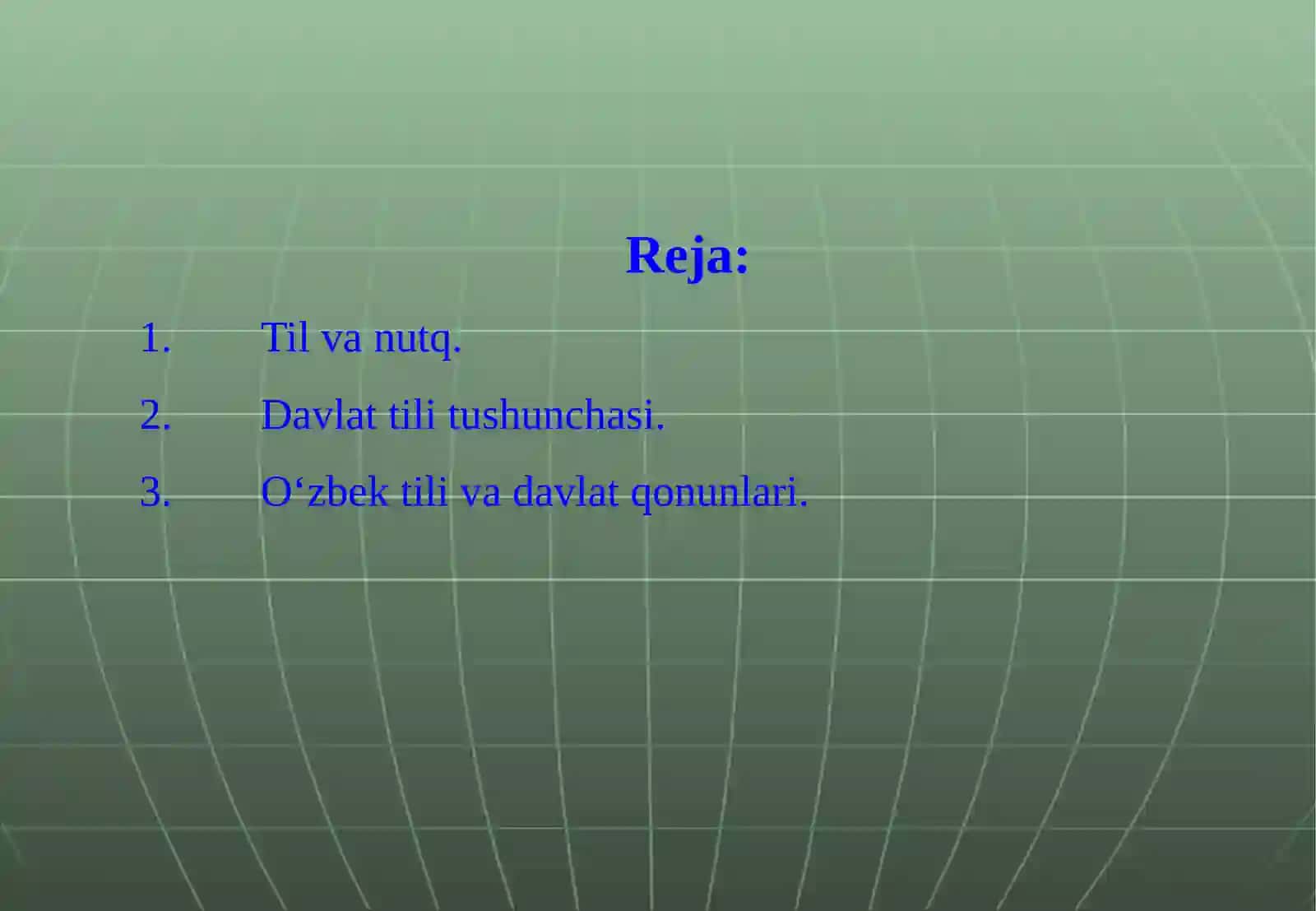 O'zbek tili va nutq san'ati 3