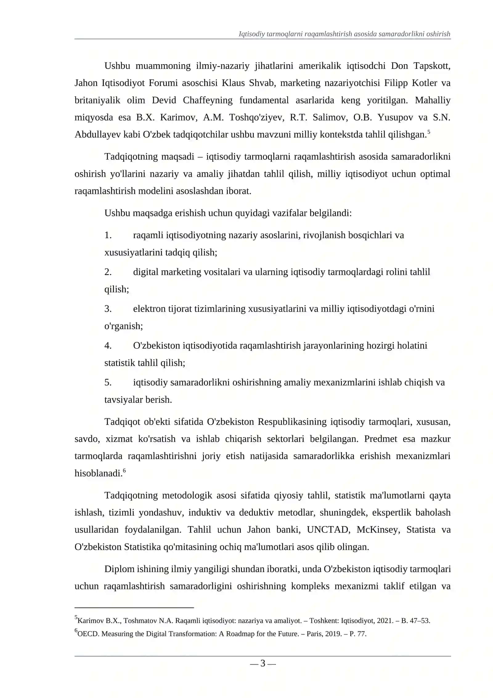IQTISODIY TARMOQLARNI RAQAMLASHTIRISH ASOSIDA SAMARADORLIGNI OSHIRISH 3