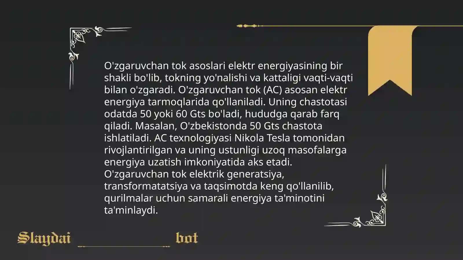 O'zgaruvchan tok tushirilgan Sotti ko'prigi yordamida sig'imlarni aniqlash 3