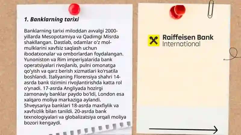 Banklarning kelib chiqishi va bank tizimi 3