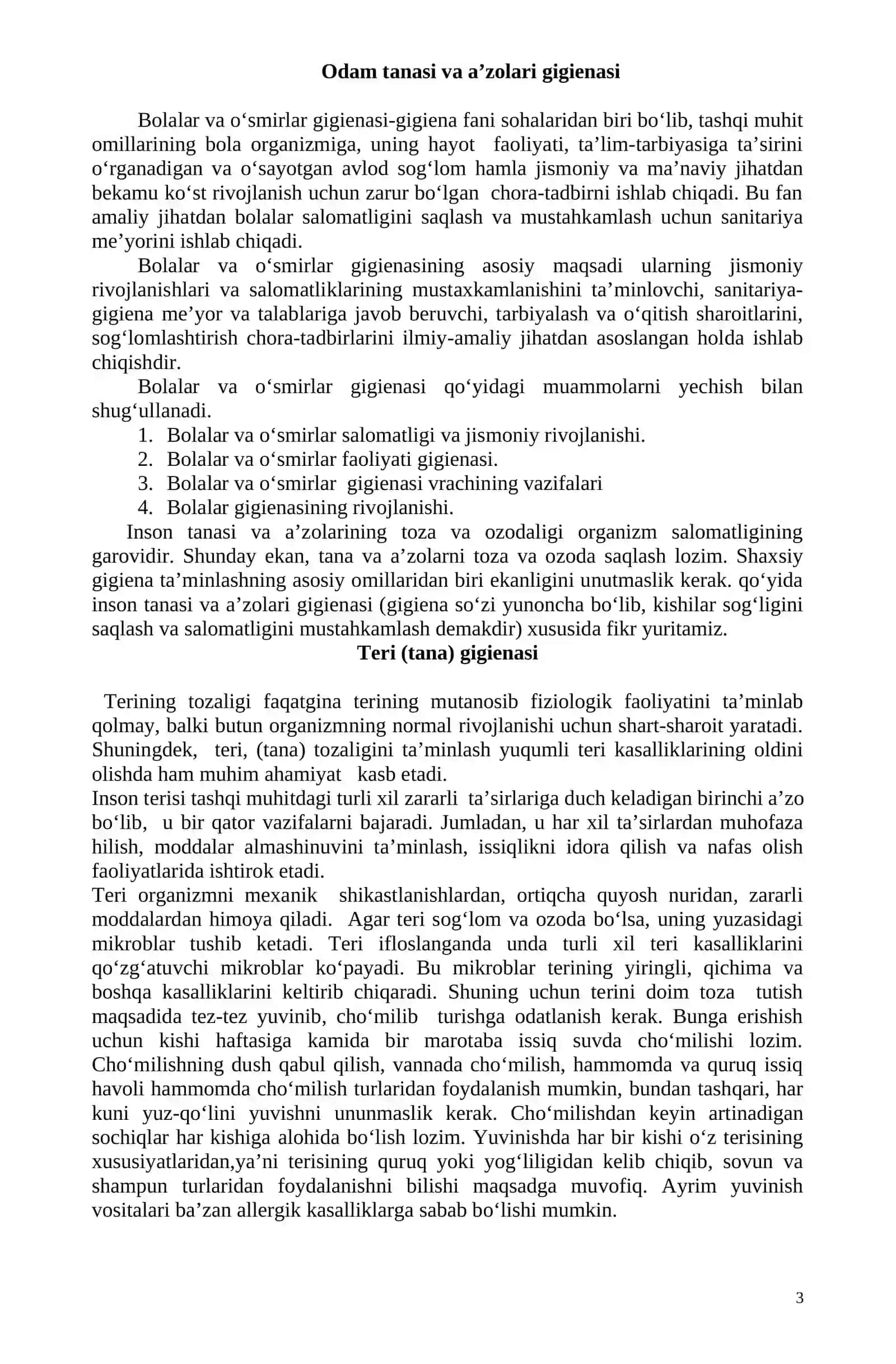 Reproduktiv salomatlik. Reproduktiv markazlarning maqsadlari 3