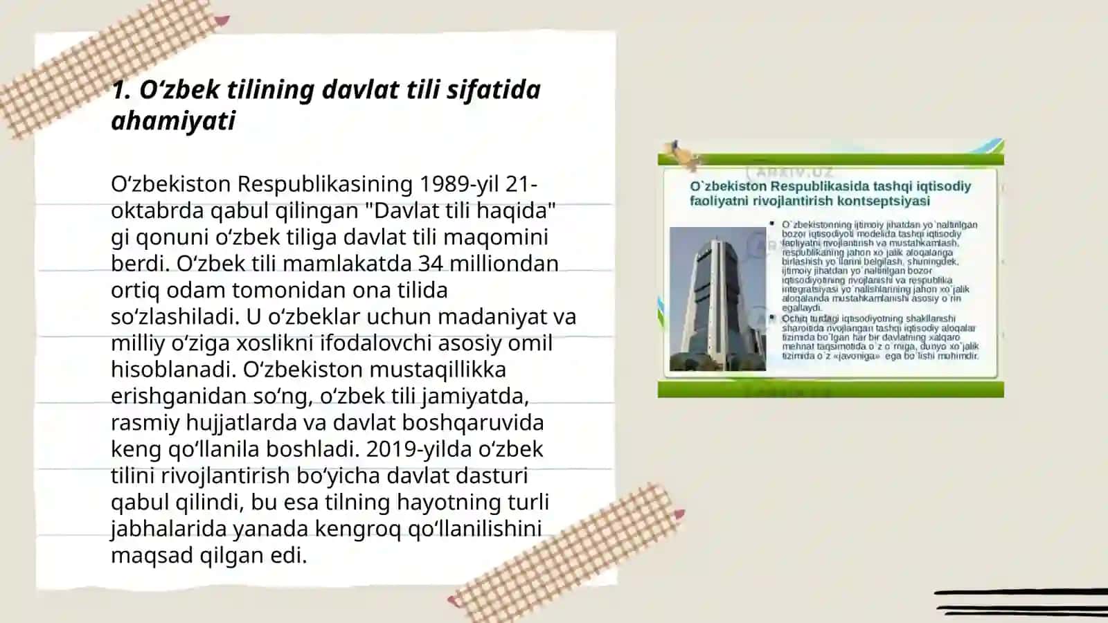 Oʻzbek tilini rivojlantirish departament mas'ulligidagi konferensiyalar va ularda koʻtarilgan masalalar 3