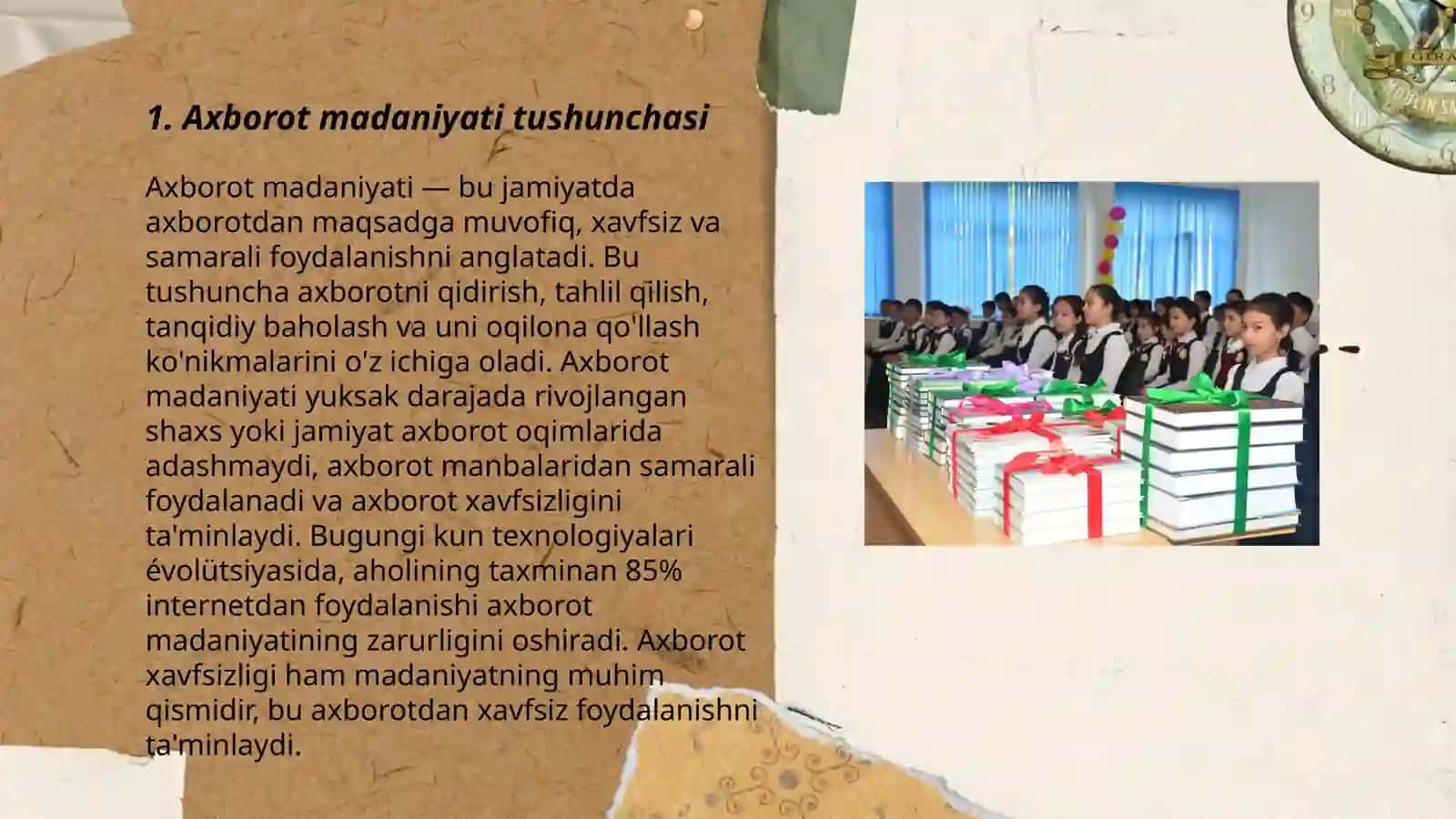 Maktab o'quvchisining axborot madaniyati asoslari 3