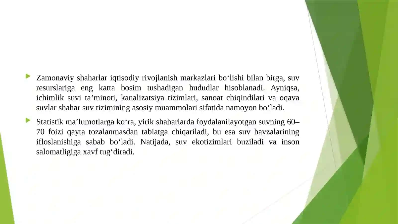 SHAHAR ICHKI SUV RESURSLARINI HIMOYA QILISH VA BOSHQARISH 3