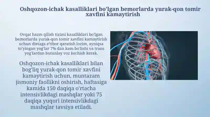 Hazm a'zolari kasalliklarida yurakqontomirlari 3