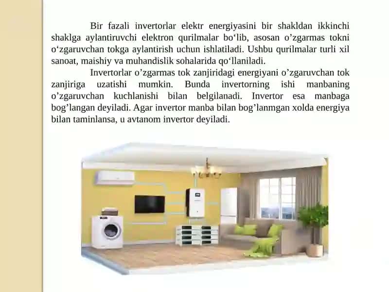 Birfazalik uchlanish invertorlari 3
