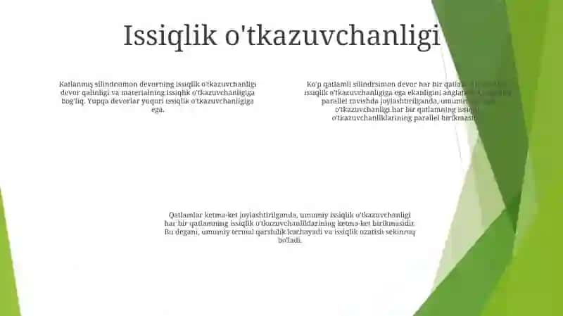 Ko‘P Qatlamli Slindirik Devor Orqali Issiqlik O‘Tkazish 3