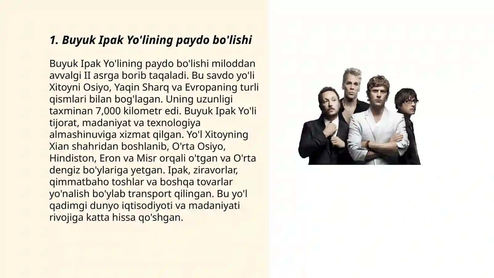 Buyuk ipak yo'li va uning insoniyat tarixidagi o'rni 3