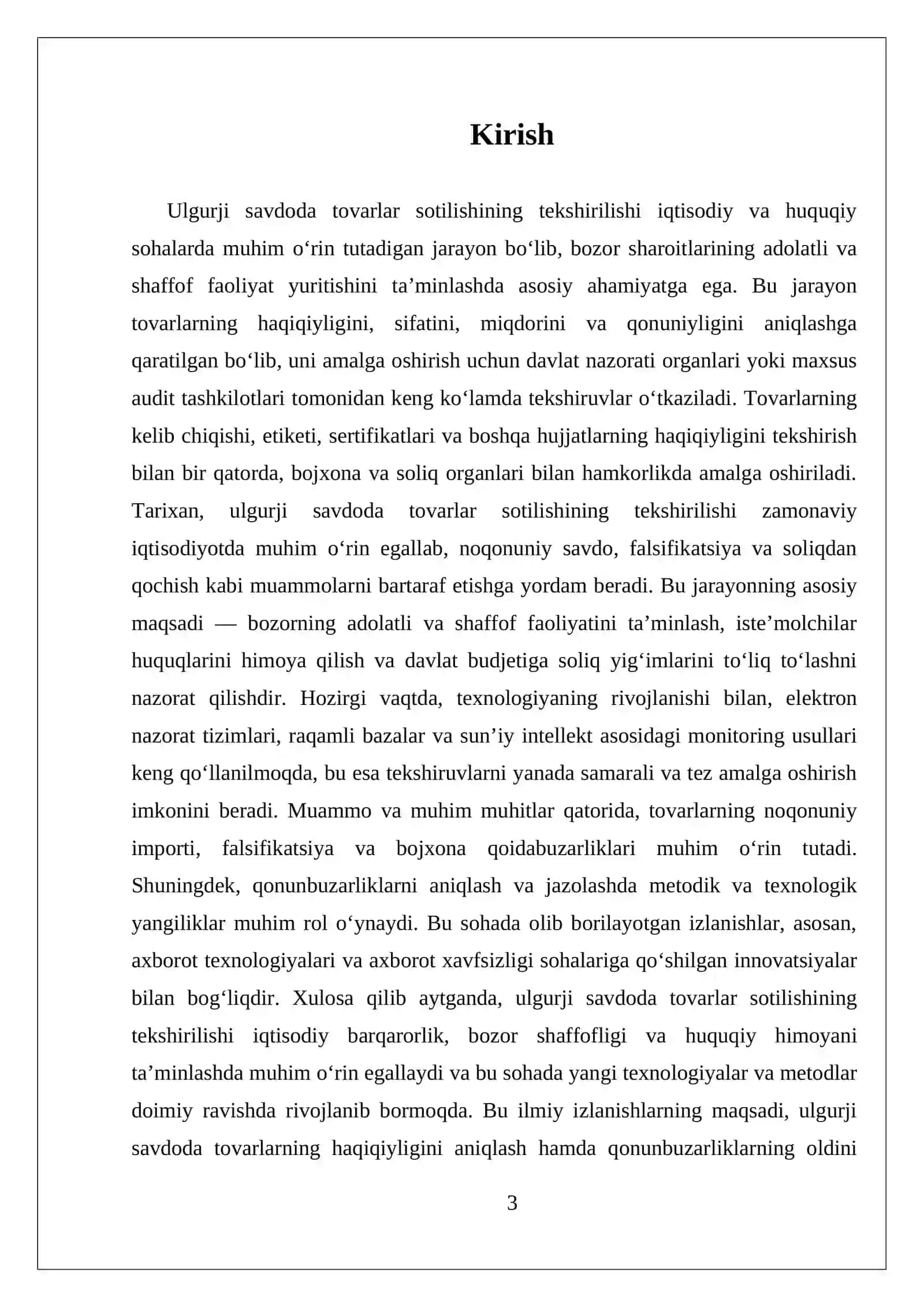 ULGURJI SAVDОDA TОVARLAR SОTILISHINI TЕKSHIRISH 3