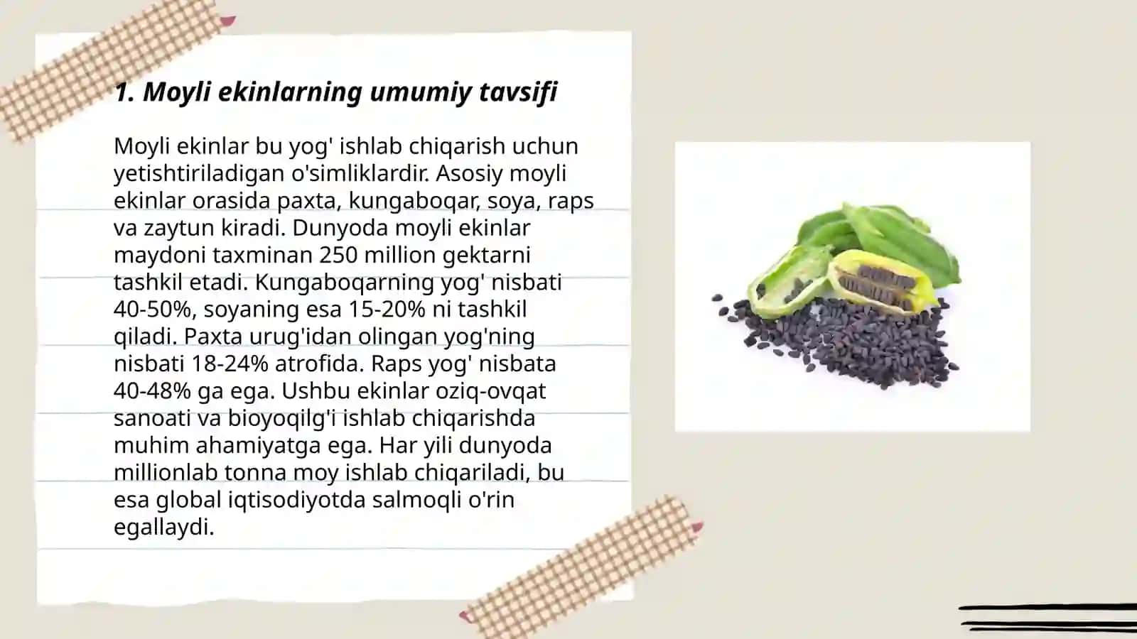 Moyli ekinlarga mansub maxsar 3