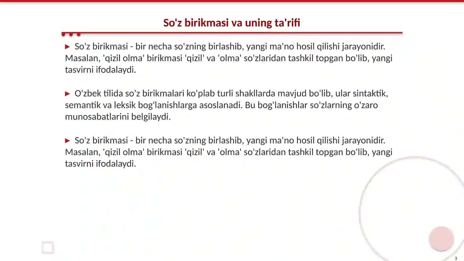 So'z birikmasining bog'lanish usullari 3