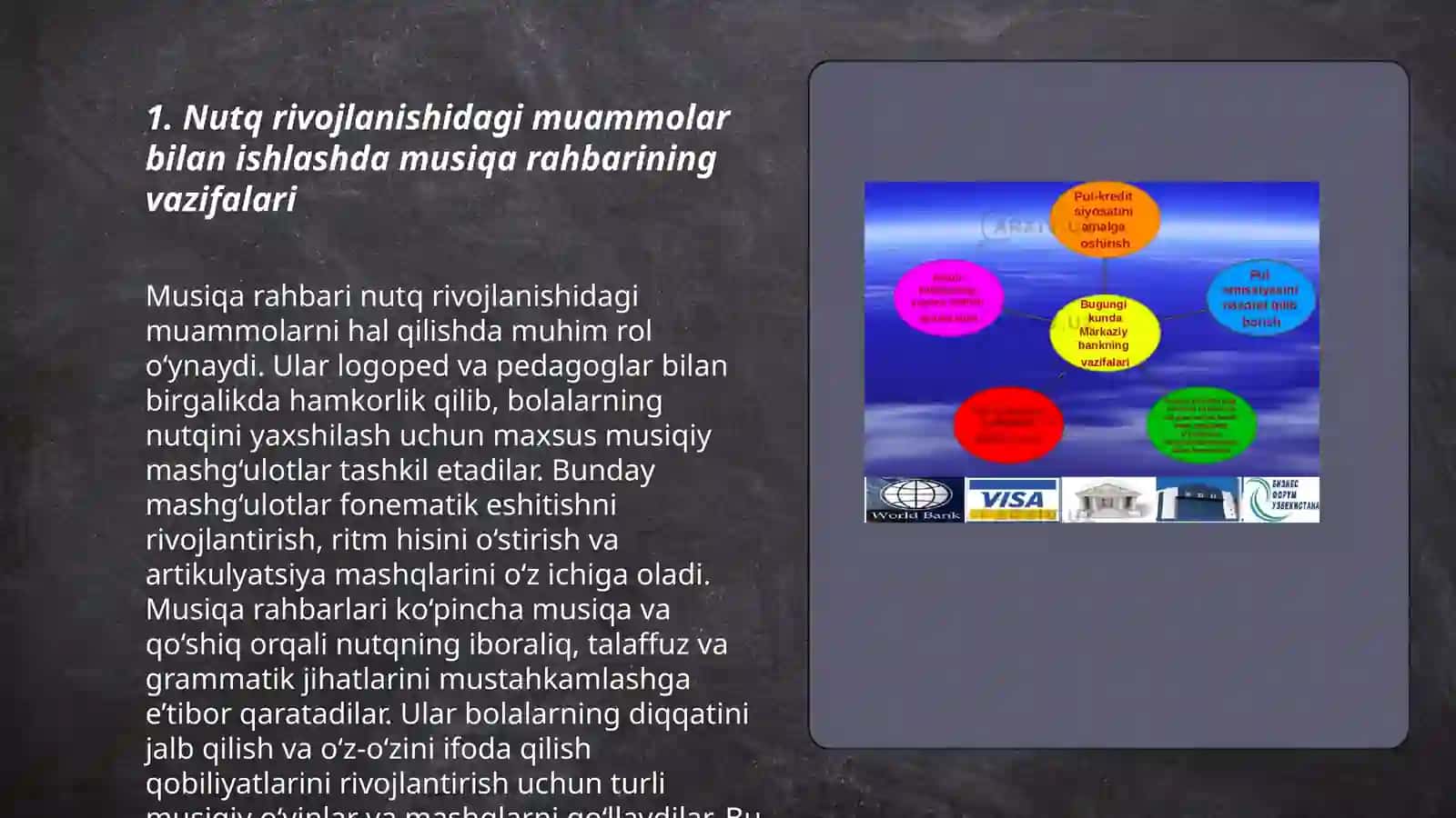 Nutqida patologiyasi bor kishilar bilan logoritmik tarbiyani tashkil qilishda musiqa rahbari, logoped va tarbiyachining vazifalari 3