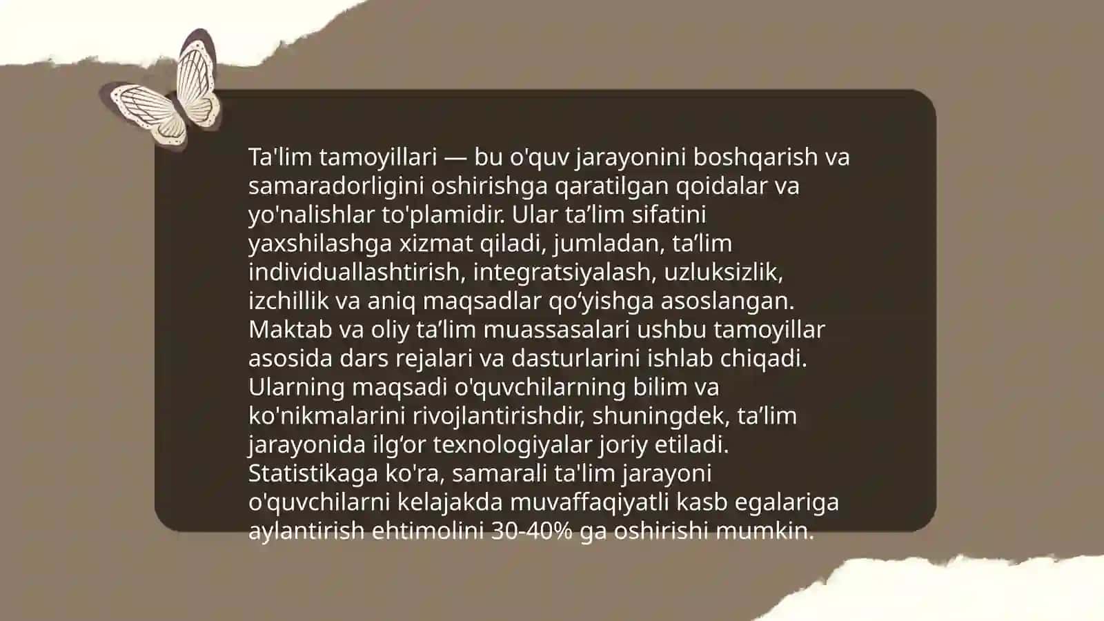 Ta'lim qonuniyatlari 3