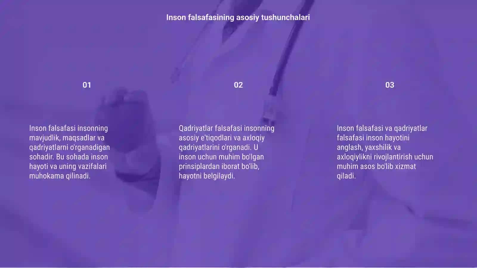 Inson falsafasi va qadriyatlar falsafasi 3