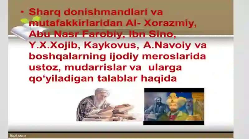Pedagogik fikrlar va maktablarning tarixi va o'qituvchi mahorati masalalari 3