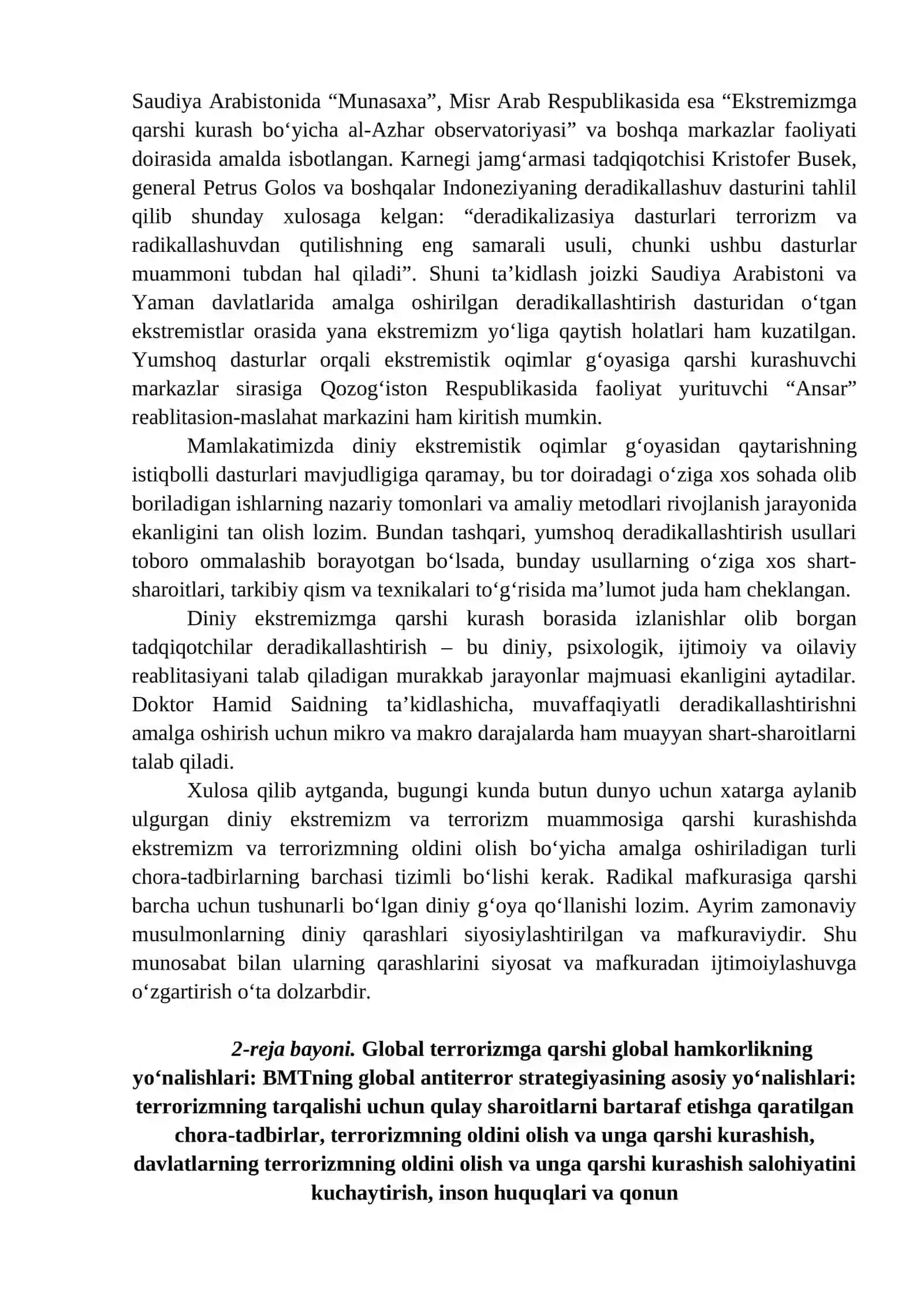 14-MAVZU. DUNYO HAMJAMIYATINING EKSTREMIZM VA TERRORIZMGA QARSHI KURASH TAJRIBASI 3