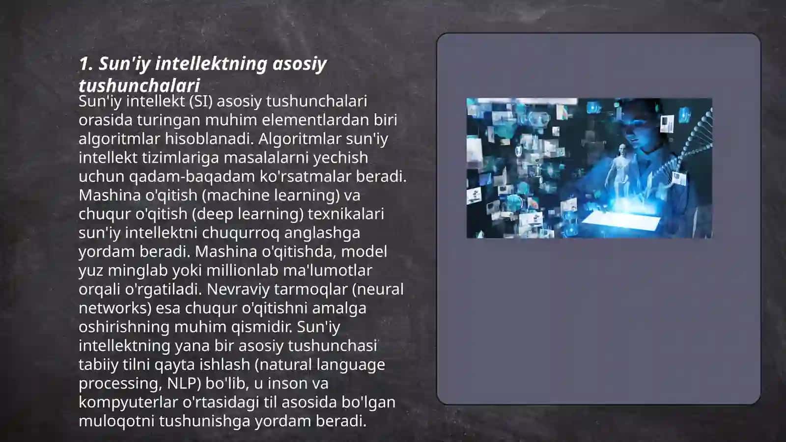 Sun'iy intellektning asosiy tushunchalari 3