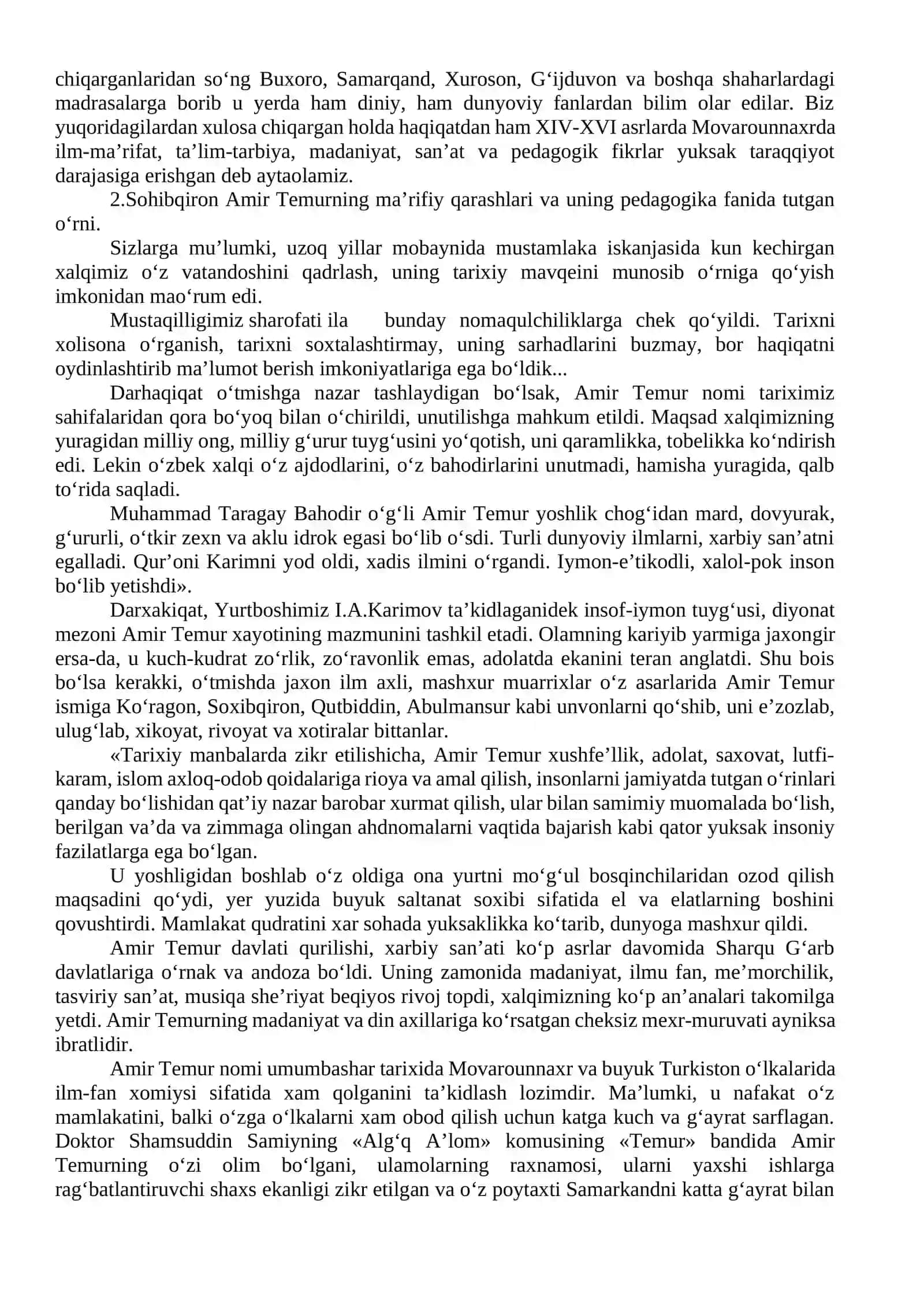 XVII asrning ikkinchi yarmidan XIX asrlarda tarbiya, maktab va pedagogik fikrlar 3