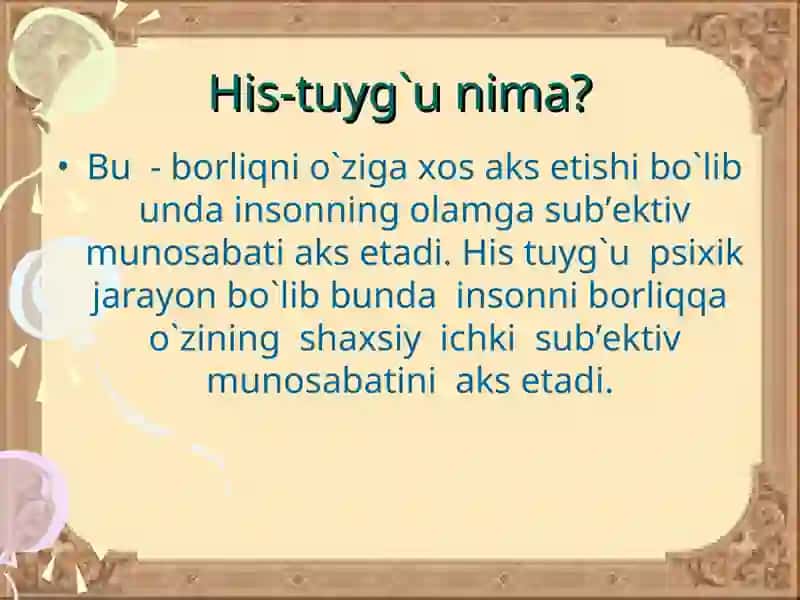 Shaxs emotsiyasi 3