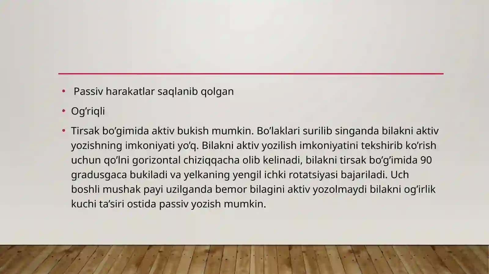 Tirsak bo’g’imi jarohatlari, bilak sinishi, sinib chiqishlari kaft suyaklari jarohatlari 3